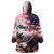 Personalized American Eagles 4th of July Wearable Blanket Hoodie USA Independence Day - Wonder Print Shop