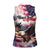 Personalized American Eagles 4th of July Women Sleeveless Polo Shirt USA Independence Day - Wonder Print Shop