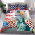 Personalized 4th of July USA Statue of Liberty Bedding Set Happy Independence Day LT9 - Wonder Print Shop