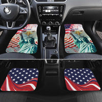 Personalized 4th of July USA Statue of Liberty Car Mats Happy Independence Day LT9 - Wonder Print Shop