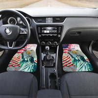 Personalized 4th of July USA Statue of Liberty Car Mats Happy Independence Day LT9 - Wonder Print Shop