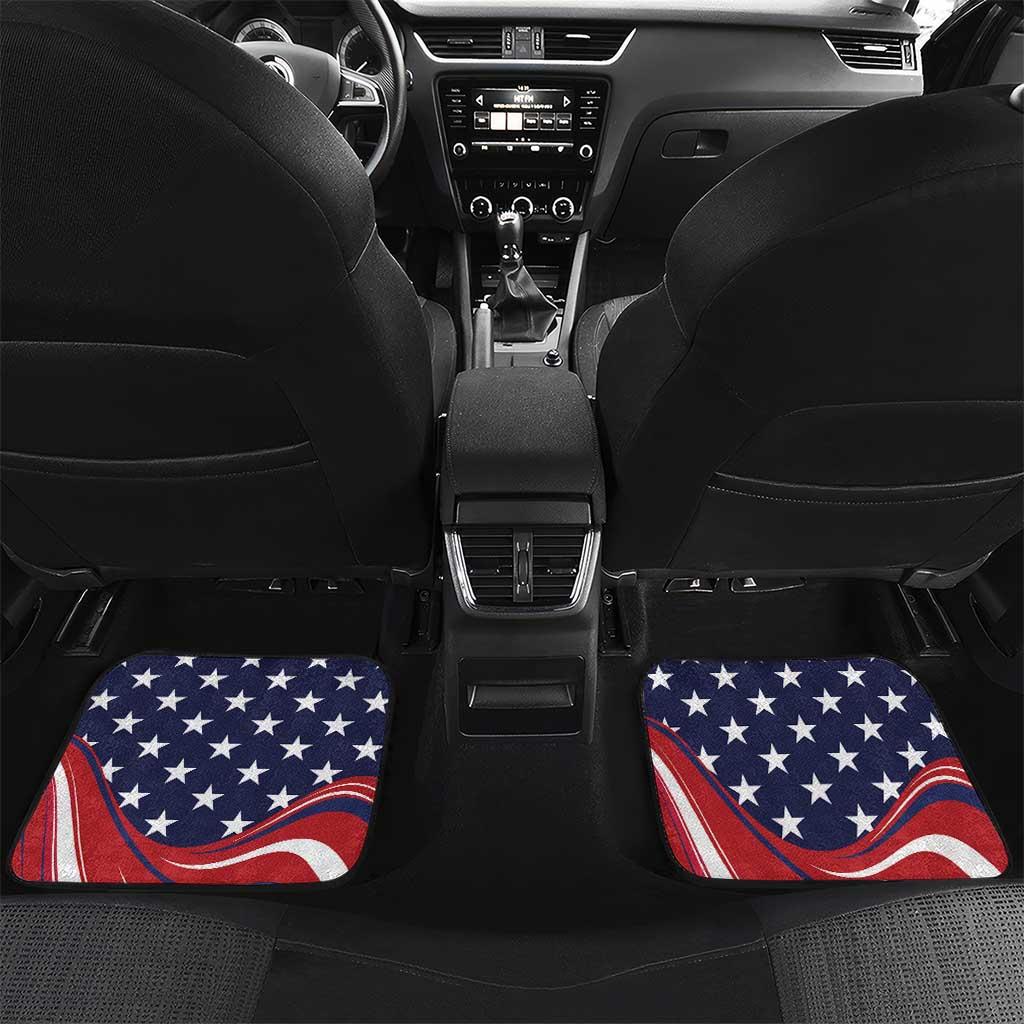Personalized 4th of July USA Statue of Liberty Car Mats Happy Independence Day LT9 - Wonder Print Shop