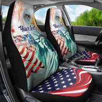 Personalized 4th of July USA Statue of Liberty Car Seat Cover Happy Independence Day LT9 - Wonder Print Shop