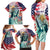 Personalized 4th of July USA Statue of Liberty Family Matching Long Sleeve Bodycon Dress and Hawaiian Shirt Happy Independence Day LT9 - Wonder Print Shop