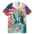 Personalized 4th of July USA Statue of Liberty Family Matching Mermaid Dress and Hawaiian Shirt Happy Independence Day LT9 - Wonder Print Shop