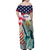 Personalized 4th of July USA Statue of Liberty Family Matching Off Shoulder Maxi Dress and Hawaiian Shirt Happy Independence Day LT9 - Wonder Print Shop