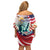 Personalized 4th of July USA Statue of Liberty Family Matching Off Shoulder Short Dress and Hawaiian Shirt Happy Independence Day LT9 - Wonder Print Shop