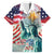 Personalized 4th of July USA Statue of Liberty Family Matching Puletasi and Hawaiian Shirt Happy Independence Day - Wonder Print Shop