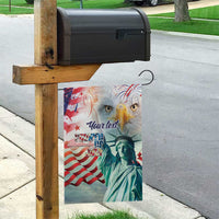 Personalized 4th of July USA Statue of Liberty Garden Flag Happy Independence Day - Wonder Print Shop