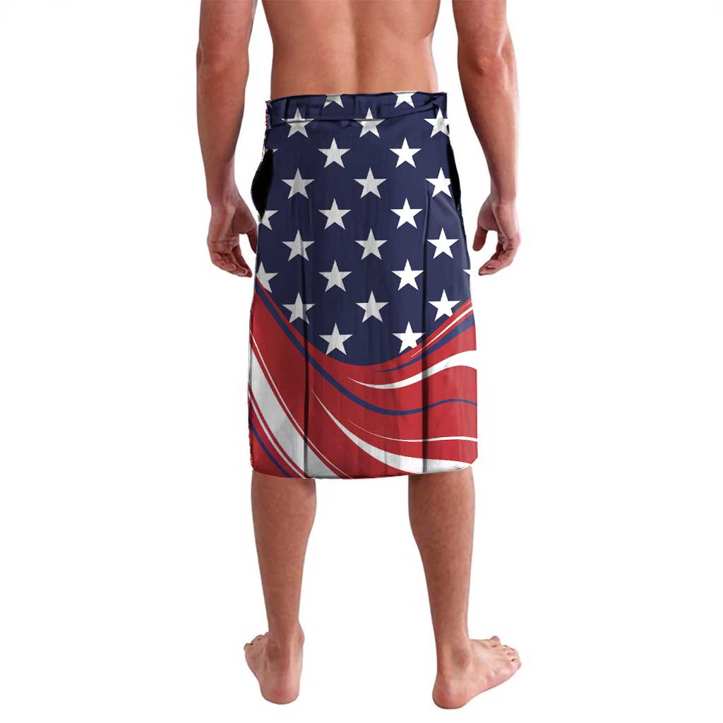 Personalized 4th of July USA Statue of Liberty Lavalava Happy Independence Day - Wonder Print Shop