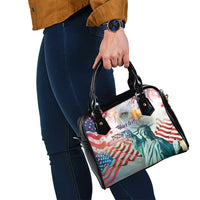 Personalized 4th of July USA Statue of Liberty Shoulder Handbag Happy Independence Day