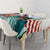 Personalized 4th of July USA Statue of Liberty Tablecloth Happy Independence Day - Wonder Print Shop