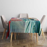 Personalized 4th of July USA Statue of Liberty Tablecloth Happy Independence Day - Wonder Print Shop