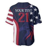 Custom USA Rugby Baseball Jersey The Eagles Summer Paris 2024 LT9 - Wonder Print Shop