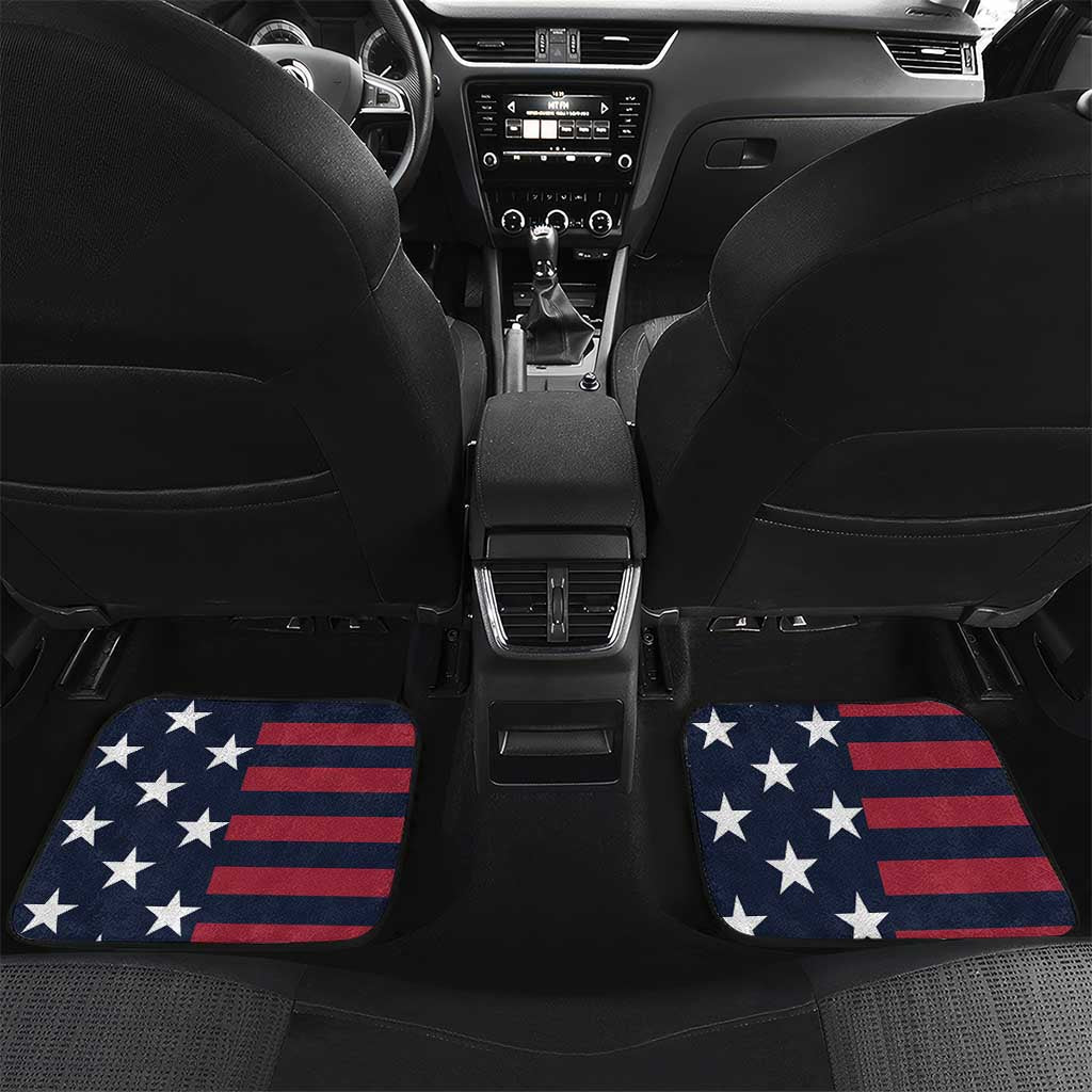 Custom USA Rugby Car Mats The Eagles Summer Paris 2024 LT9 - Wonder Print Shop