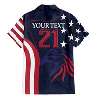 Custom USA Rugby Family Matching Mermaid Dress and Hawaiian Shirt The Eagles Summer Paris 2024 LT9 - Wonder Print Shop