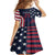 Custom USA Rugby Family Matching Off The Shoulder Long Sleeve Dress and Hawaiian Shirt The Eagles Summer Paris 2024 - Wonder Print Shop