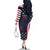 Custom USA Rugby Family Matching Off The Shoulder Long Sleeve Dress and Hawaiian Shirt The Eagles Summer Paris 2024 - Wonder Print Shop