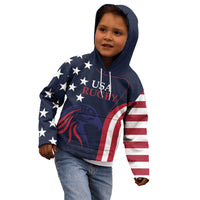 Custom USA Rugby Kid Hoodie The Eagles Summer Paris 2024 - Wonder Print Shop