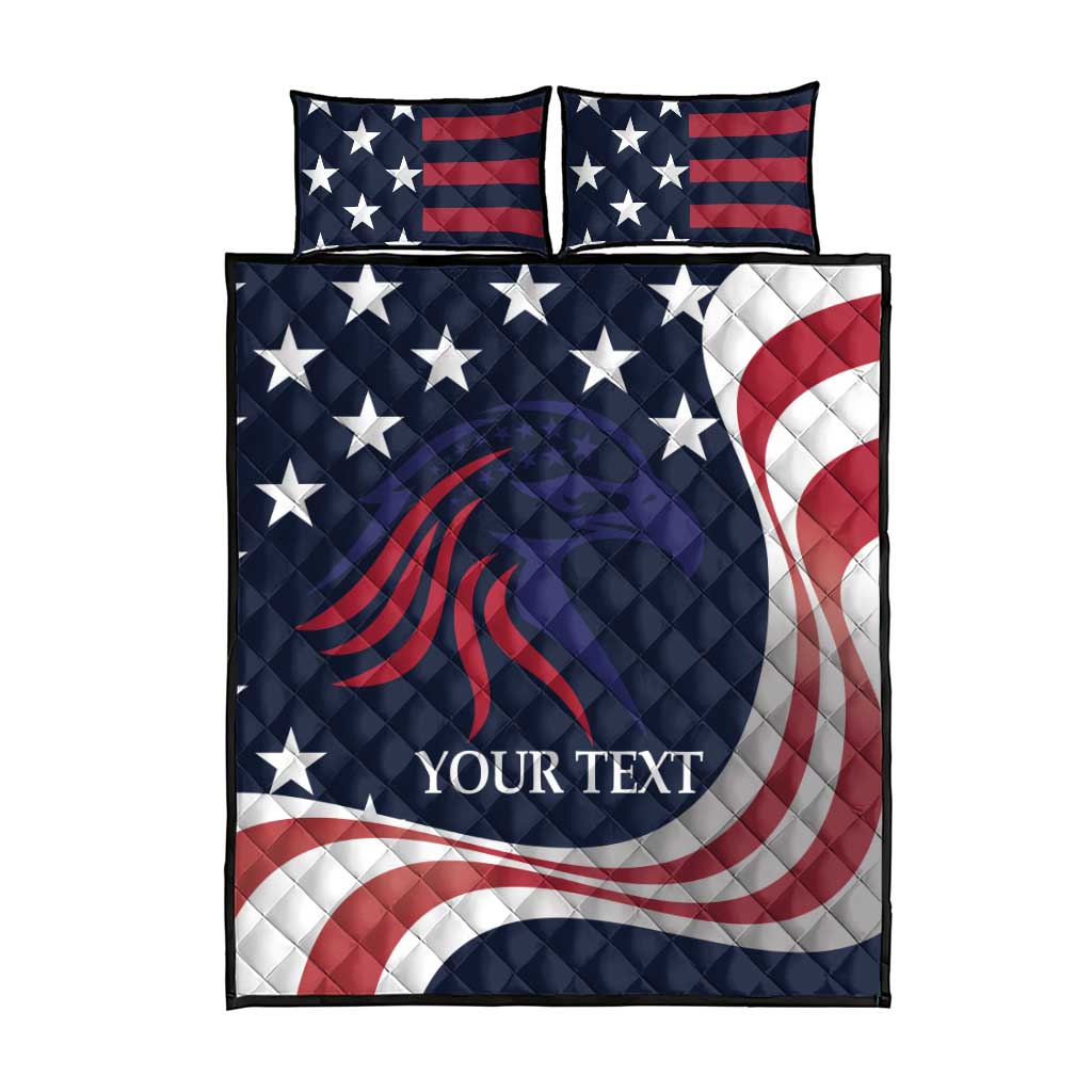 Custom USA Rugby Quilt Bed Set The Eagles Summer Paris 2024 - Wonder Print Shop