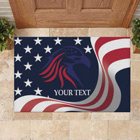 Custom USA Rugby Rubber Doormat The Eagles Summer Paris 2024 - Wonder Print Shop