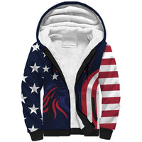 Custom USA Rugby Sherpa Hoodie The Eagles Summer Paris 2024 - Wonder Print Shop