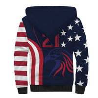 Custom USA Rugby Sherpa Hoodie The Eagles Summer Paris 2024 - Wonder Print Shop
