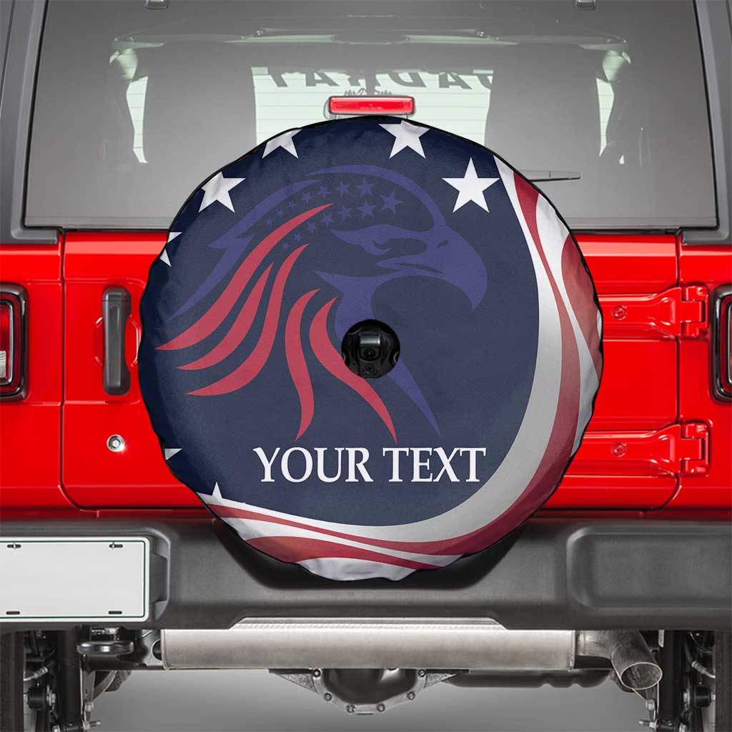 Custom USA Rugby Spare Tire Cover The Eagles Summer Paris 2024 - Wonder Print Shop