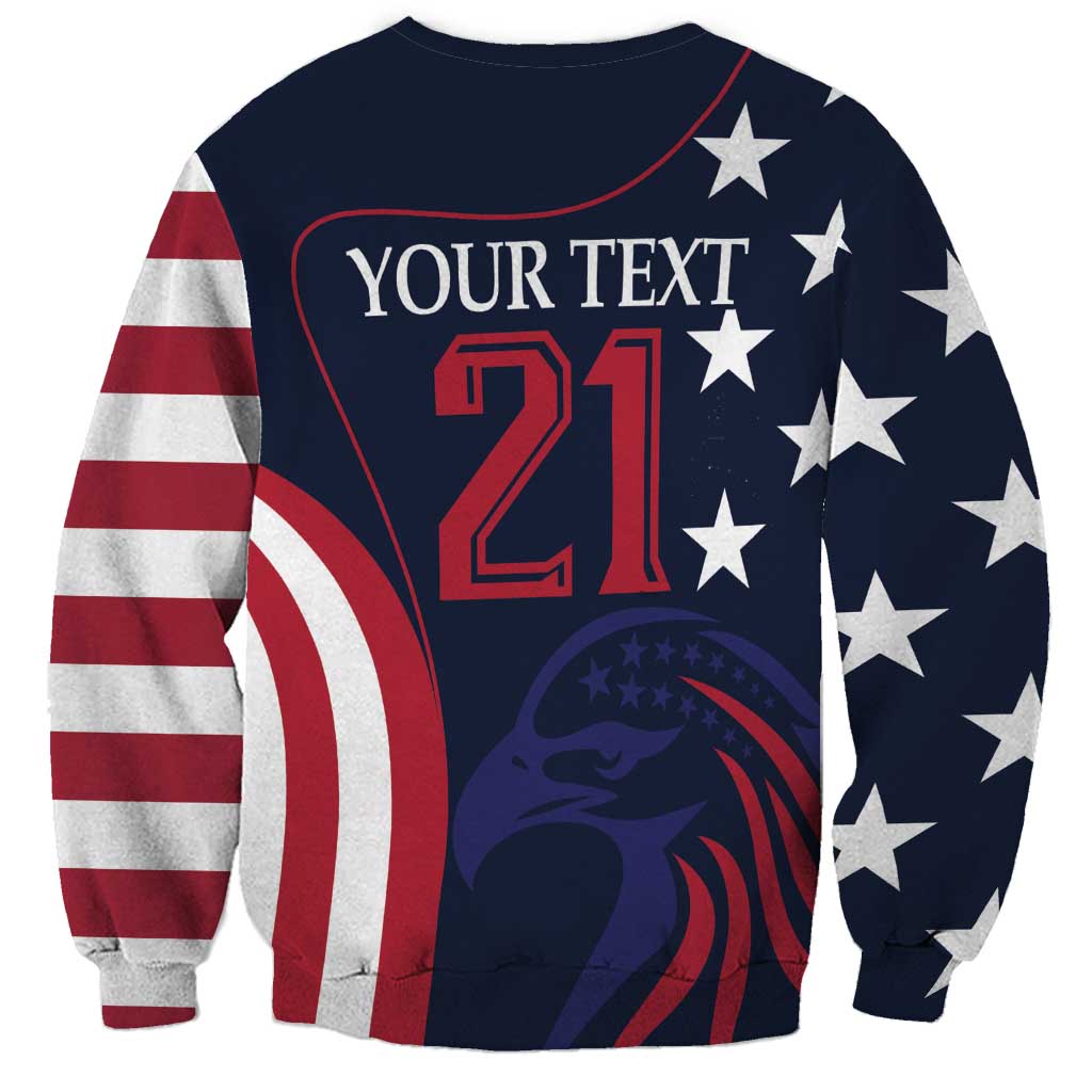 Custom USA Rugby Sweatshirt The Eagles Summer Paris 2024 - Wonder Print Shop
