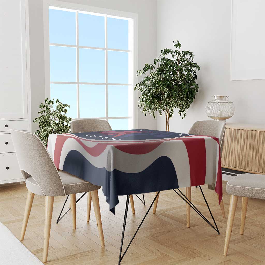 Custom USA Rugby Tablecloth The Eagles Summer Paris 2024 - Wonder Print Shop