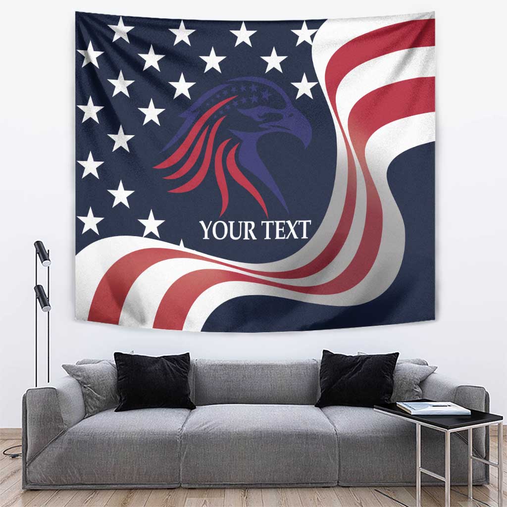 Custom USA Rugby Tapestry The Eagles Summer Paris 2024 - Wonder Print Shop