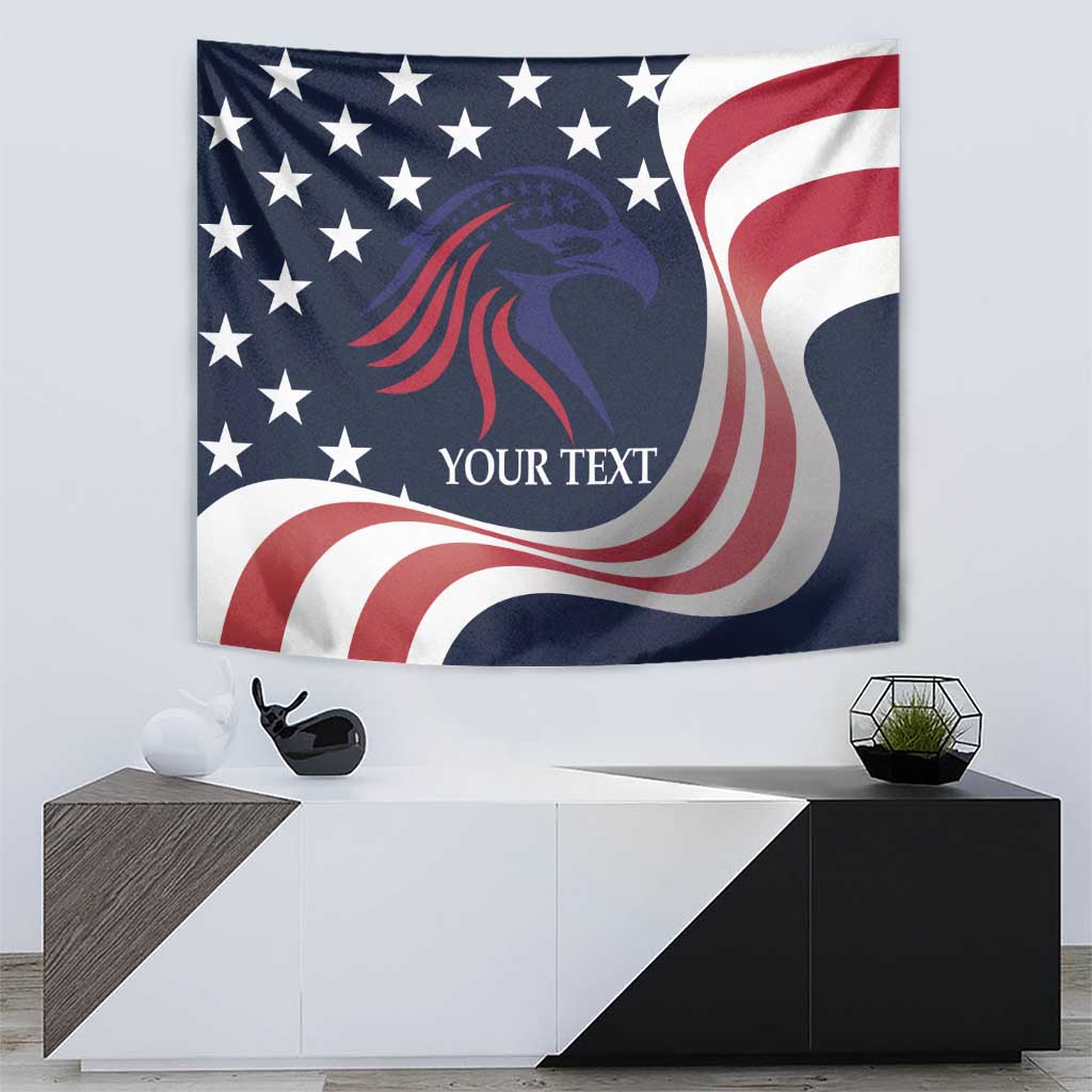 Custom USA Rugby Tapestry The Eagles Summer Paris 2024 - Wonder Print Shop