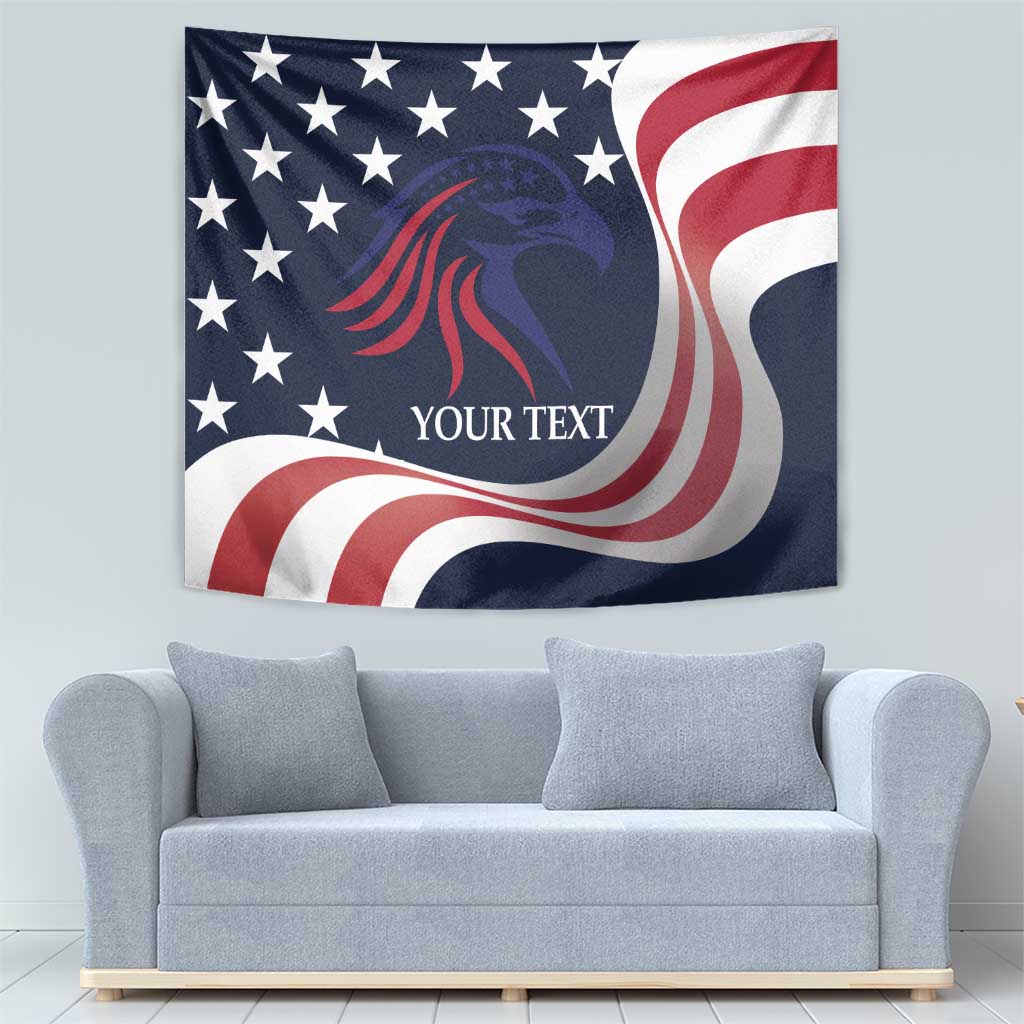 Custom USA Rugby Tapestry The Eagles Summer Paris 2024 - Wonder Print Shop