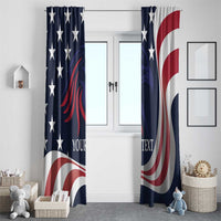 Custom USA Rugby Window Curtain The Eagles Summer Paris 2024 - Wonder Print Shop