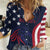Custom USA Rugby Women Casual Shirt The Eagles Summer Paris 2024 - Wonder Print Shop