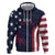 Custom USA Rugby Zip Hoodie The Eagles Summer Paris 2024 - Wonder Print Shop
