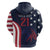 Custom USA Rugby Zip Hoodie The Eagles Summer Paris 2024 - Wonder Print Shop