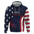 Custom USA Rugby Zip Hoodie The Eagles Summer Paris 2024 - Wonder Print Shop