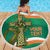 Custom Ireland Rugby Beach Blanket Green Celtic Knot Summer Paris 2024 LT9 - Wonder Print Shop