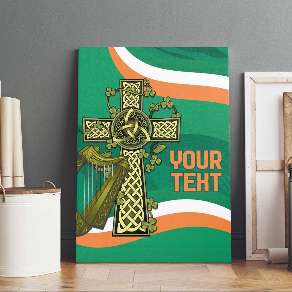 Custom Ireland Rugby Canvas Wall Art Green Celtic Knot Summer Paris 2024 LT9 - Wonder Print Shop