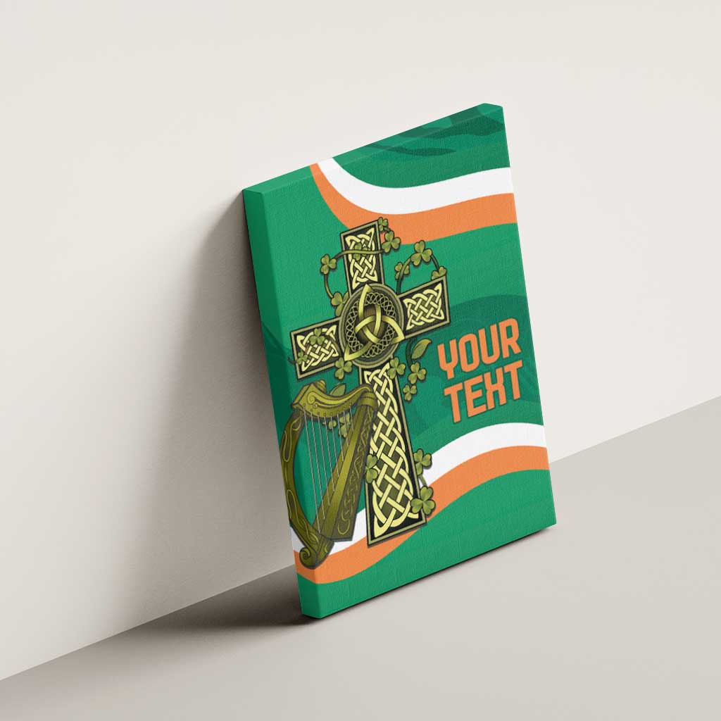 Custom Ireland Rugby Canvas Wall Art Green Celtic Knot Summer Paris 2024 LT9 - Wonder Print Shop