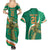 Custom Ireland Rugby Couples Matching Summer Maxi Dress and Hawaiian Shirt Green Celtic Knot Summer Paris 2024 LT9 - Wonder Print Shop