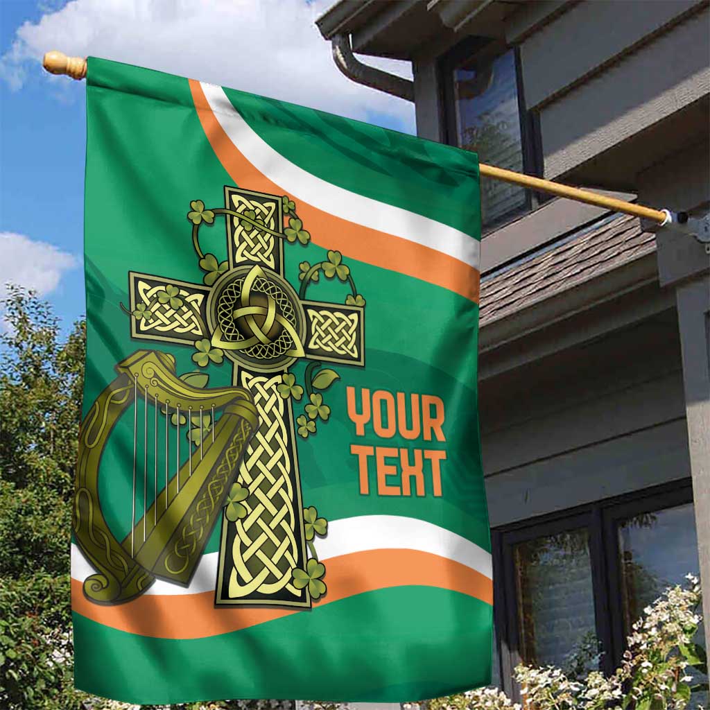 Custom Ireland Rugby Garden Flag Green Celtic Knot Summer Paris 2024 - Wonder Print Shop