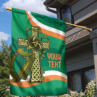 Custom Ireland Rugby Garden Flag Green Celtic Knot Summer Paris 2024 - Wonder Print Shop