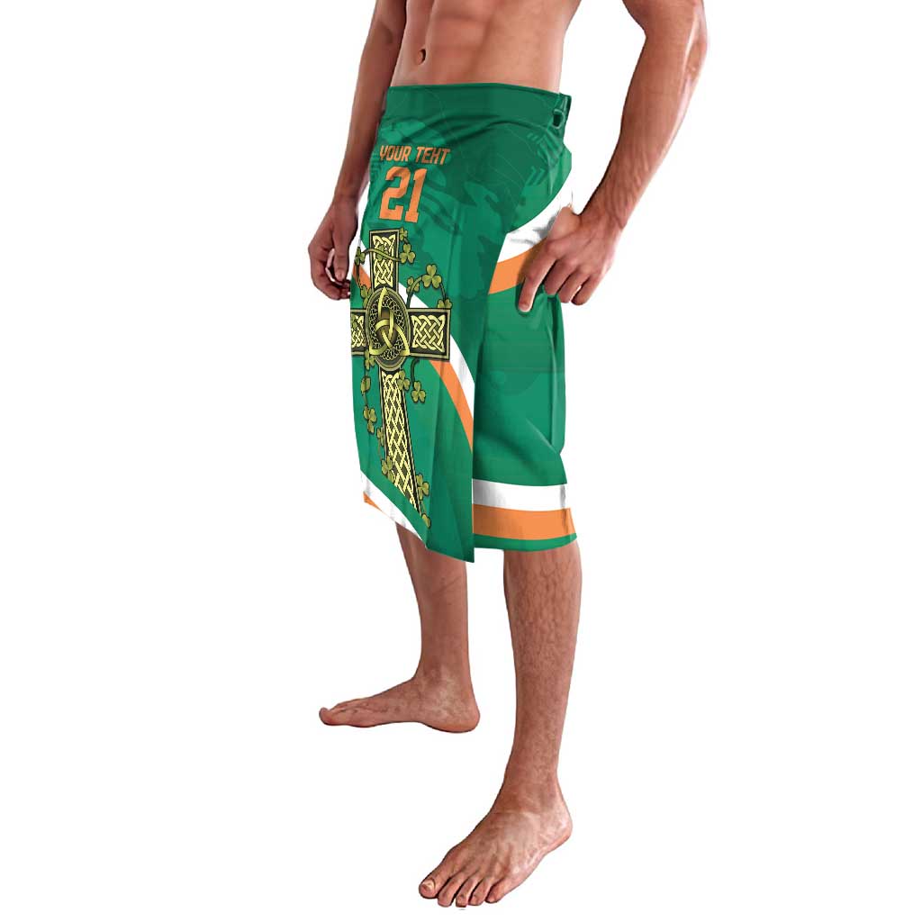 Custom Ireland Rugby Lavalava Green Celtic Knot Summer Paris 2024 - Wonder Print Shop