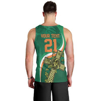 Custom Ireland Rugby Men Tank Top Green Celtic Knot Summer Paris 2024 - Wonder Print Shop