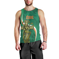 Custom Ireland Rugby Men Tank Top Green Celtic Knot Summer Paris 2024 - Wonder Print Shop