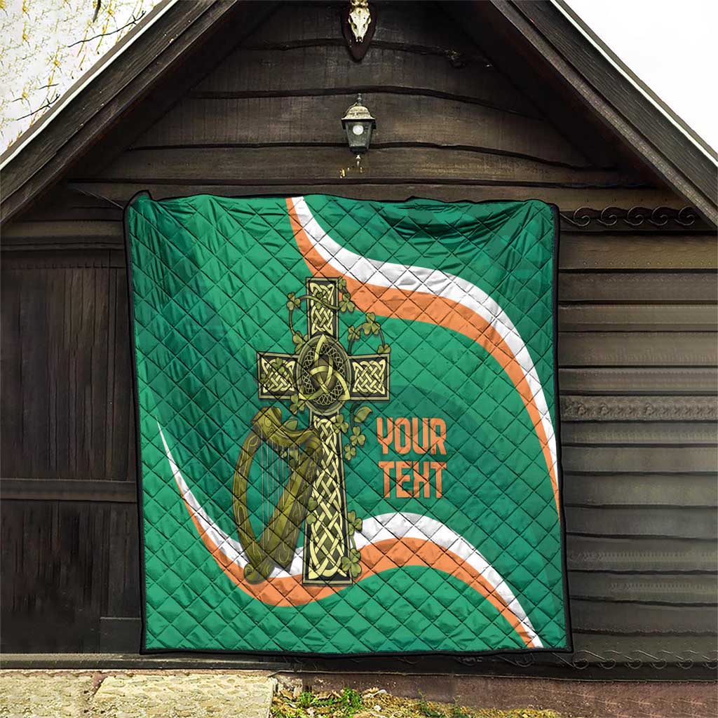 Custom Ireland Rugby Quilt Green Celtic Knot Summer Paris 2024 - Wonder Print Shop