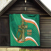 Custom Ireland Rugby Quilt Green Celtic Knot Summer Paris 2024 - Wonder Print Shop