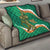 Custom Ireland Rugby Quilt Green Celtic Knot Summer Paris 2024 - Wonder Print Shop